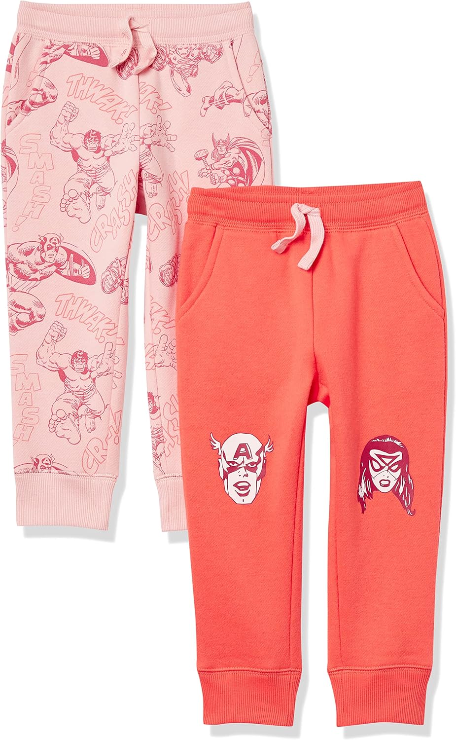 Disney Marvel Star Wars Princess Girls Fleece Jogger Set