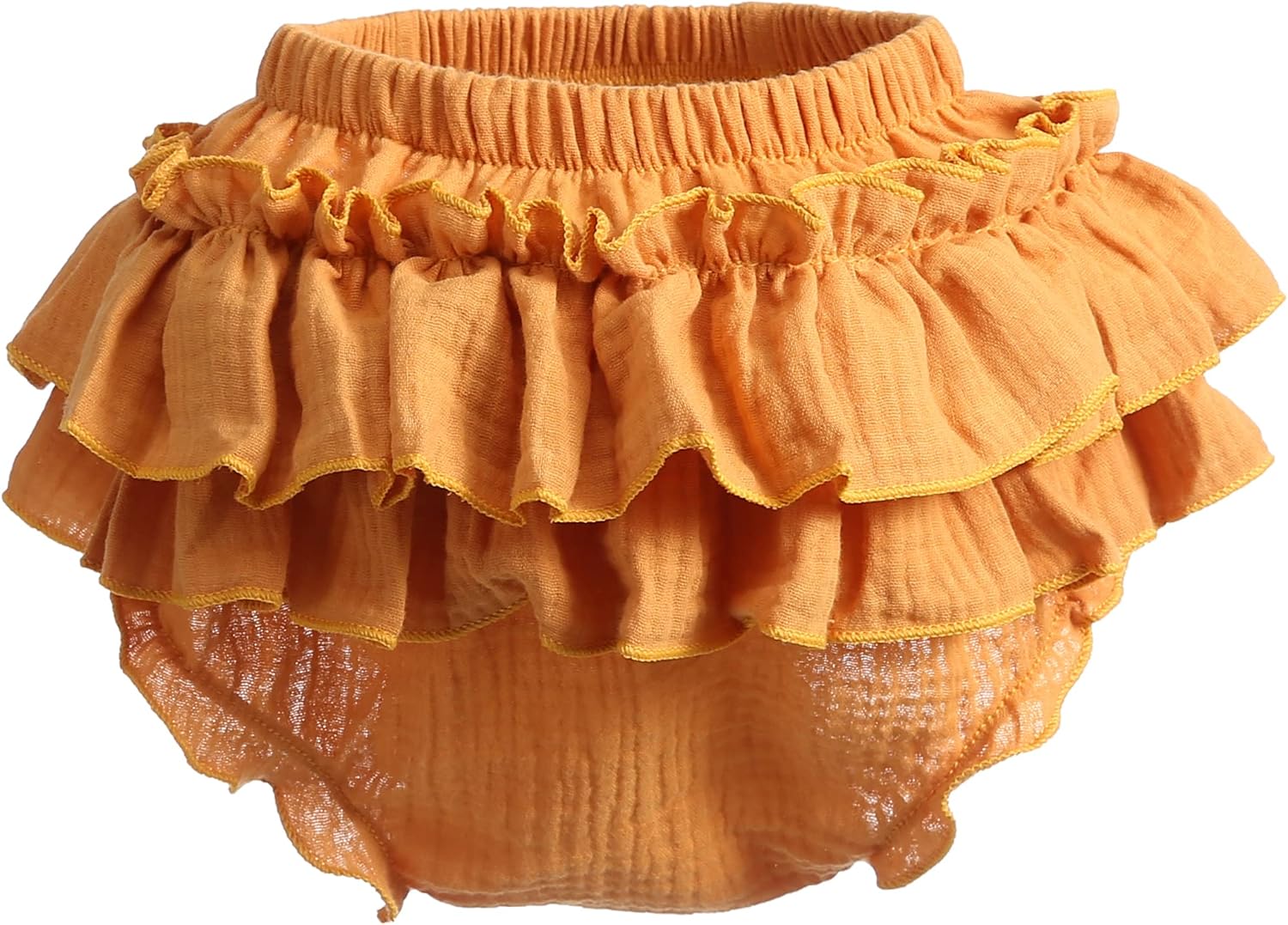 Newborn Baby Girl Cotton Bloomers and Ruffle Shorts Diaper Cover Set