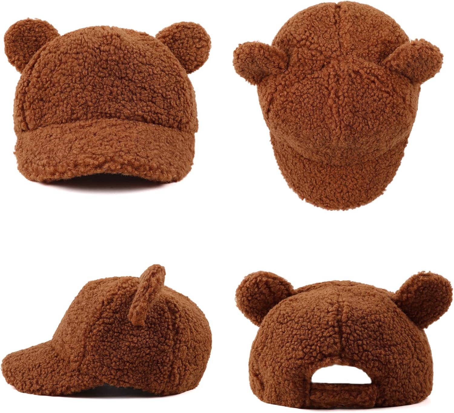 Winter Fleece Baseball Cap for Babies