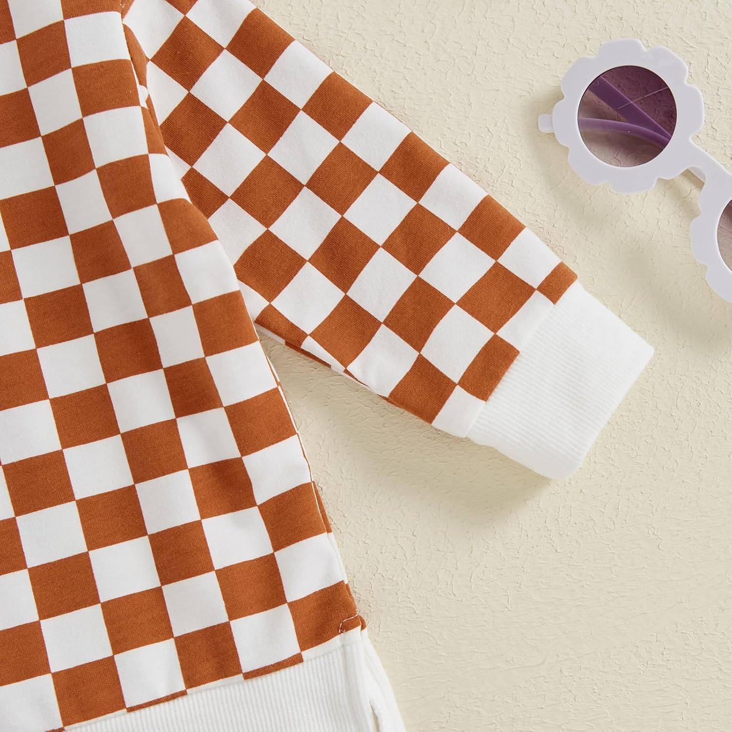 Mamas Boy Winter FallCheckerboard joggersOmqzulams toddler boyscushy comfortable