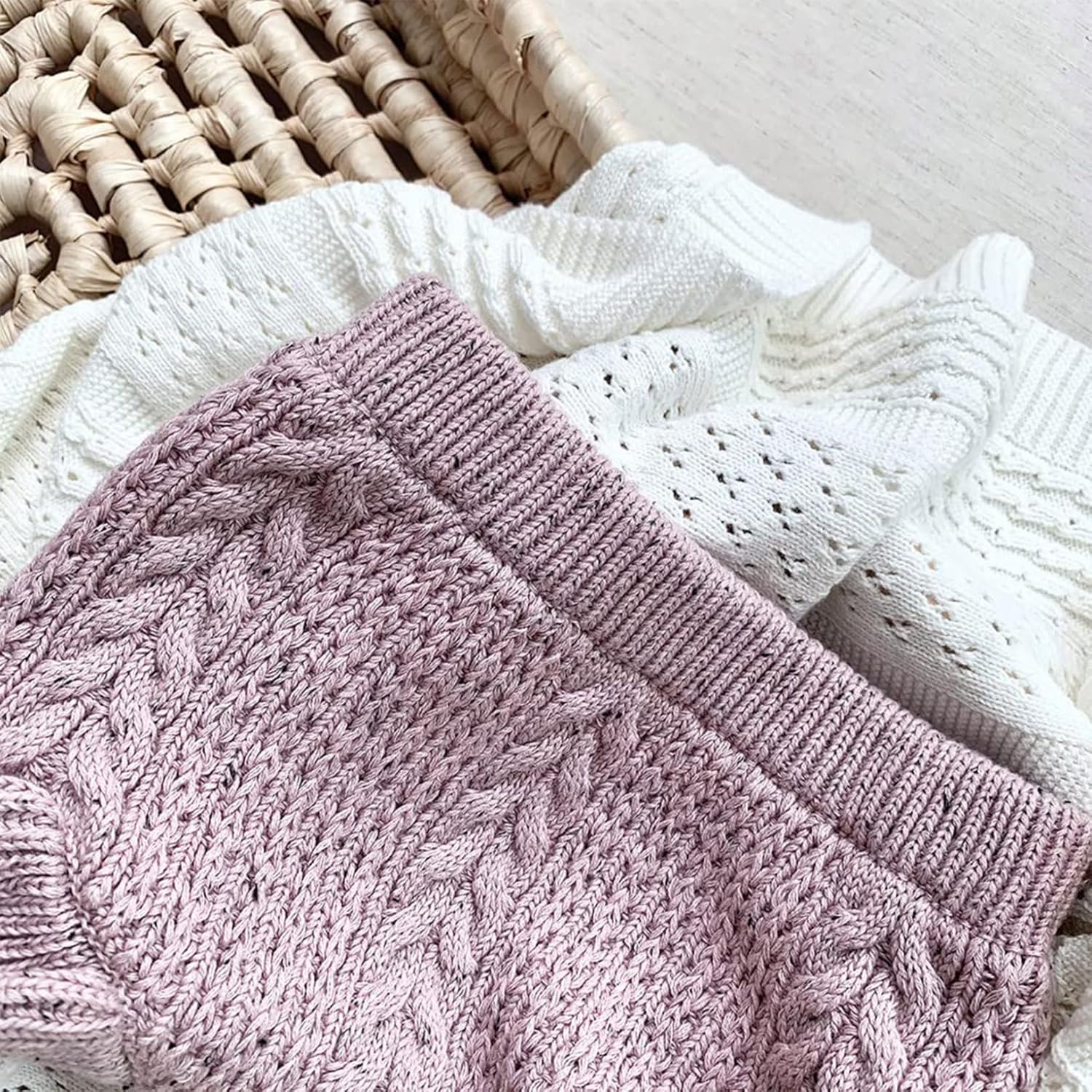 YEAHDOR Toddler Bloomers for Boys Girls Comfortable Knit Cable Underwear