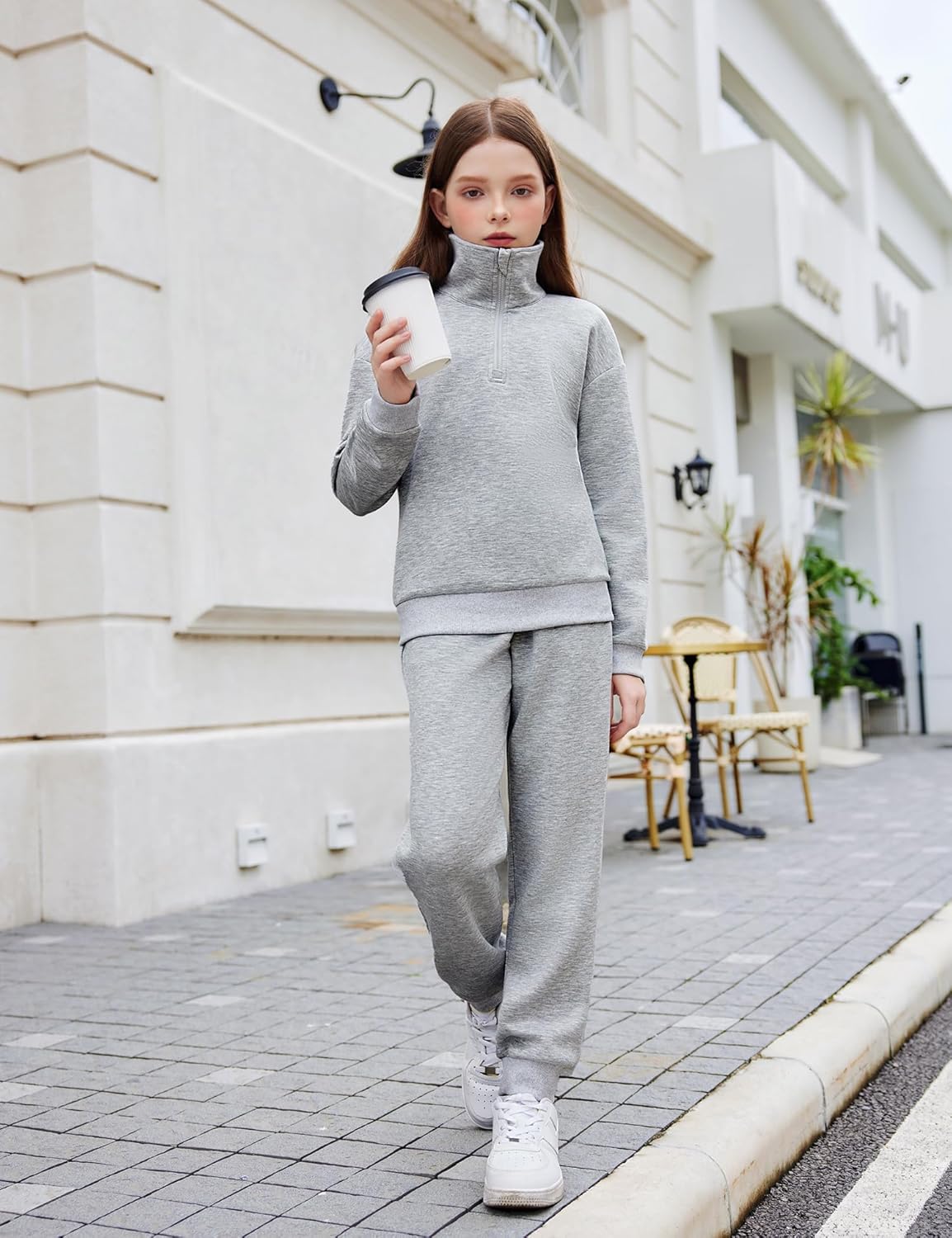 Arshiner Girls 2-Piece Tracksuit Set - Premium