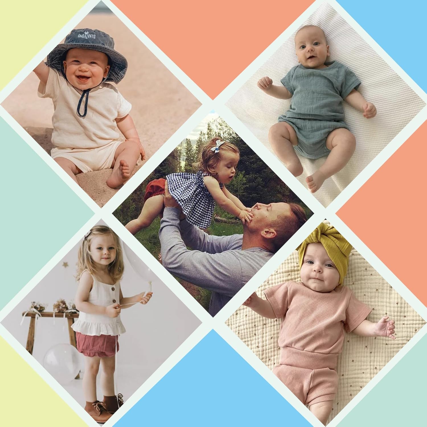 UTTPLL Baby Bloomers for Toddler Girl Boy Cotton Linen Diaper Covers