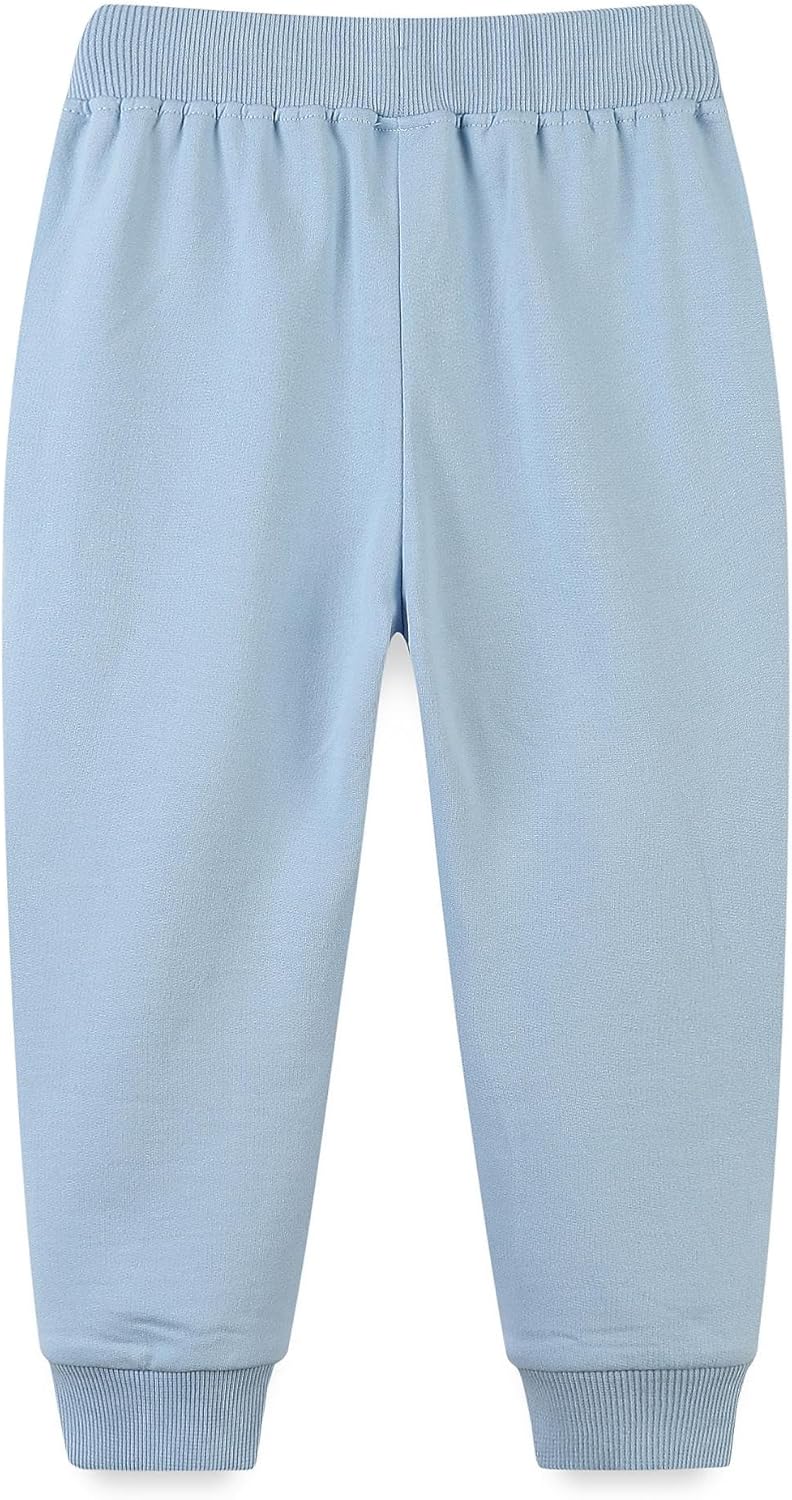 Floral Embroidered Jogger Pants for Toddlers - Comfortable and Stylish