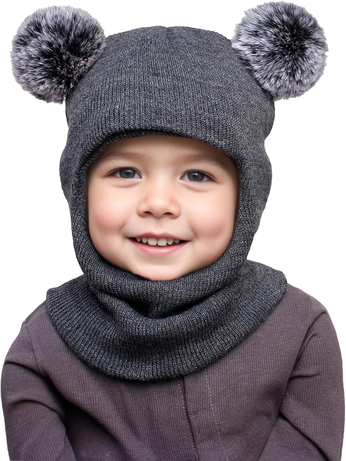 ENBAOHUI Baby Winter Hat Scarf Soft Warm for Kids