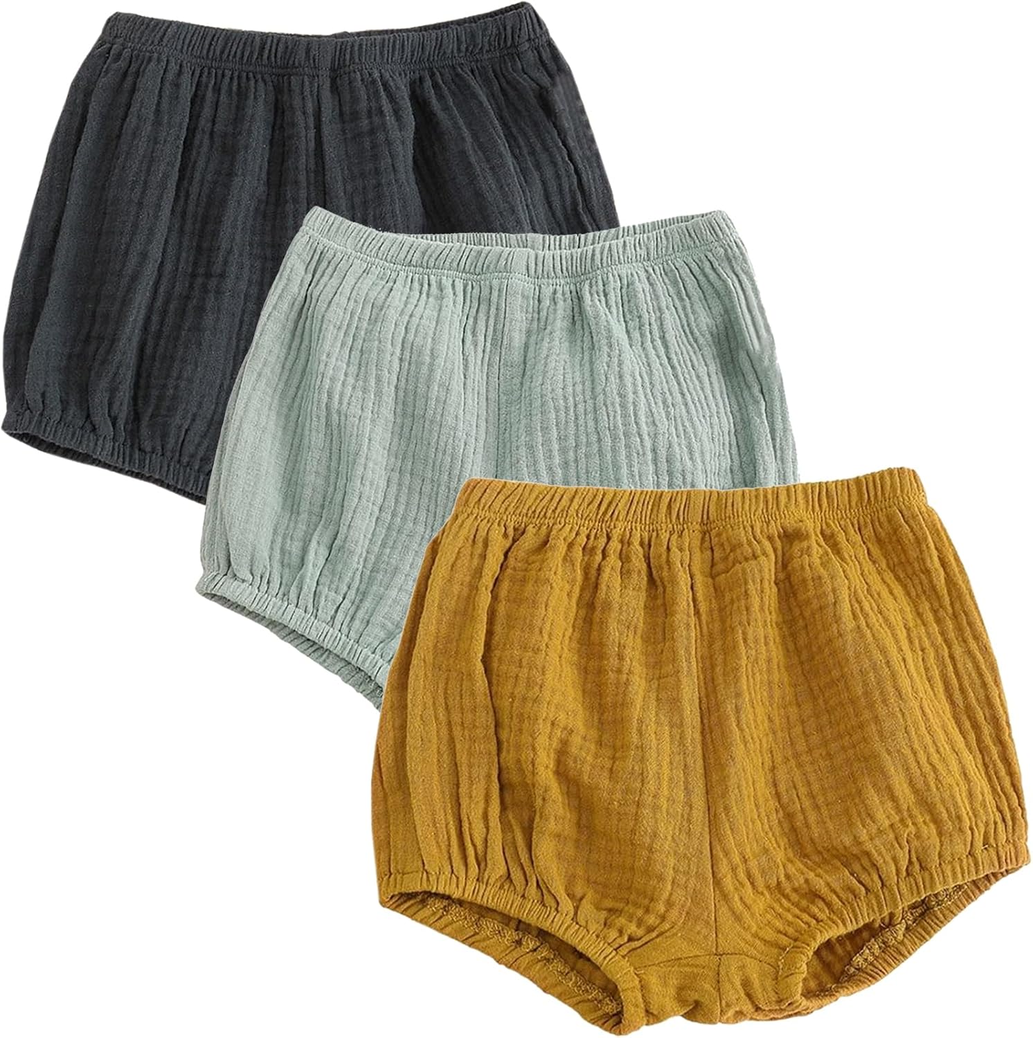 EISHOW 3-Piece Cotton Linen Bloomers