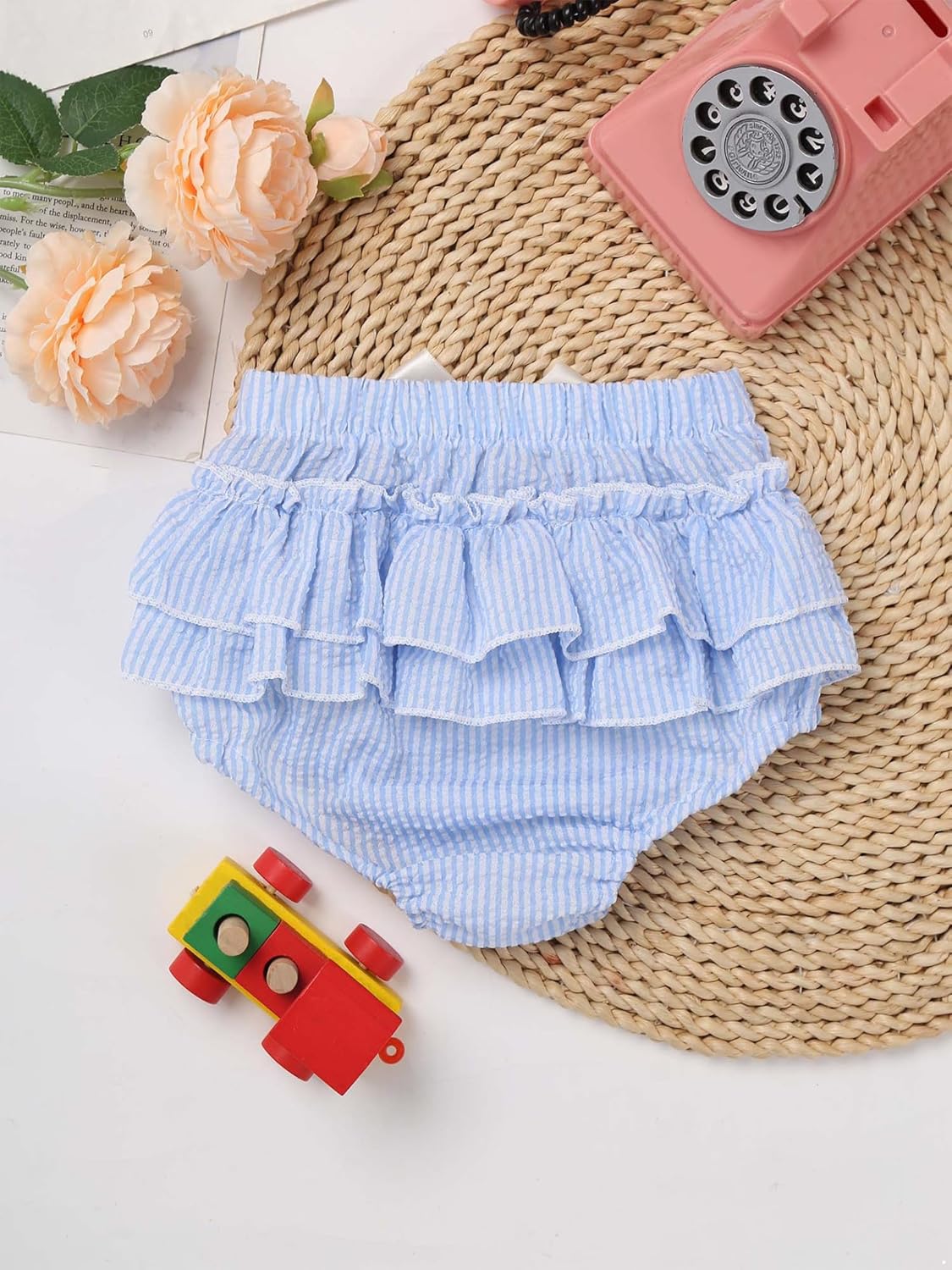 Runqhui Plaid Bumblebee Toddler Diaper Covers