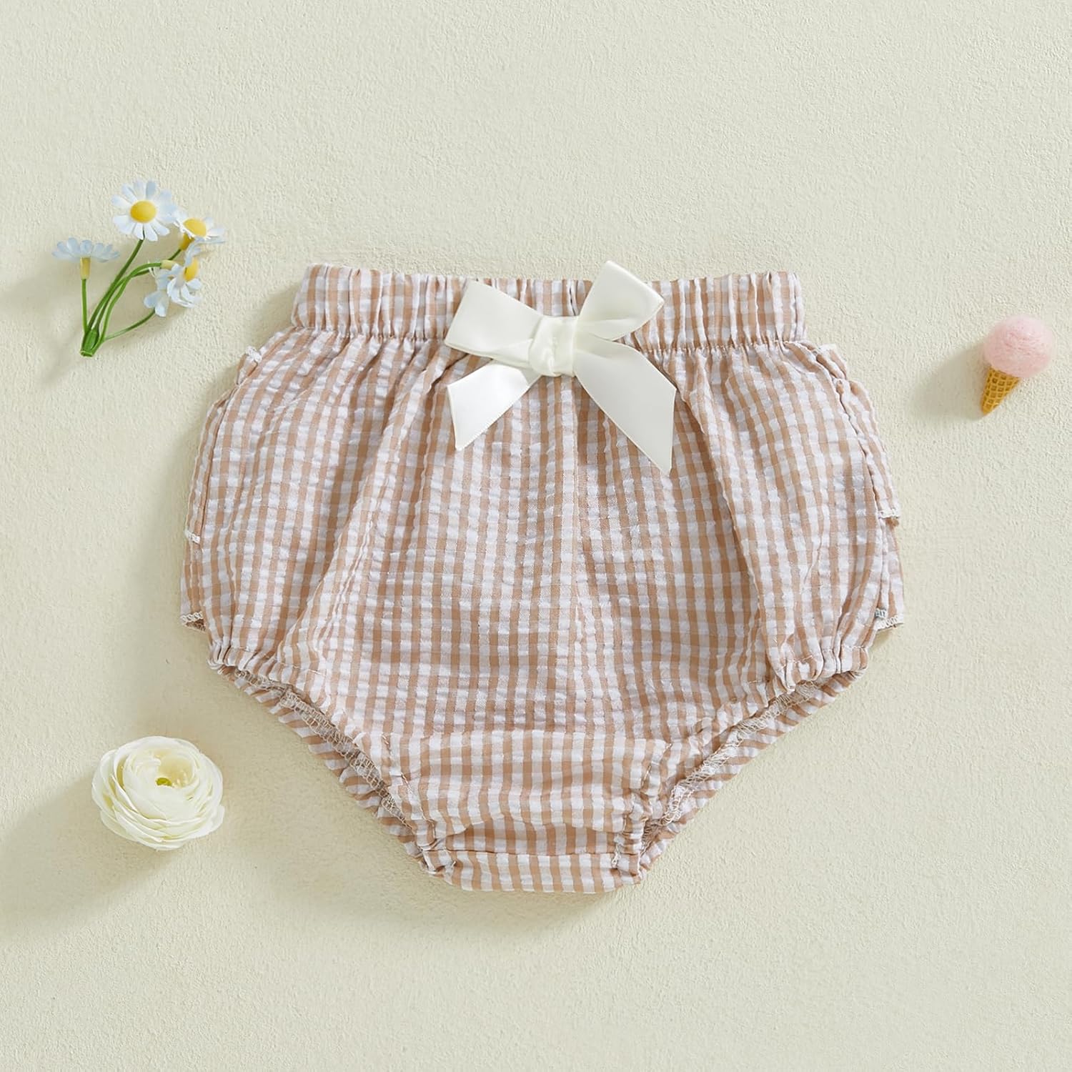 Cotton Plaid Bloomers for Babies