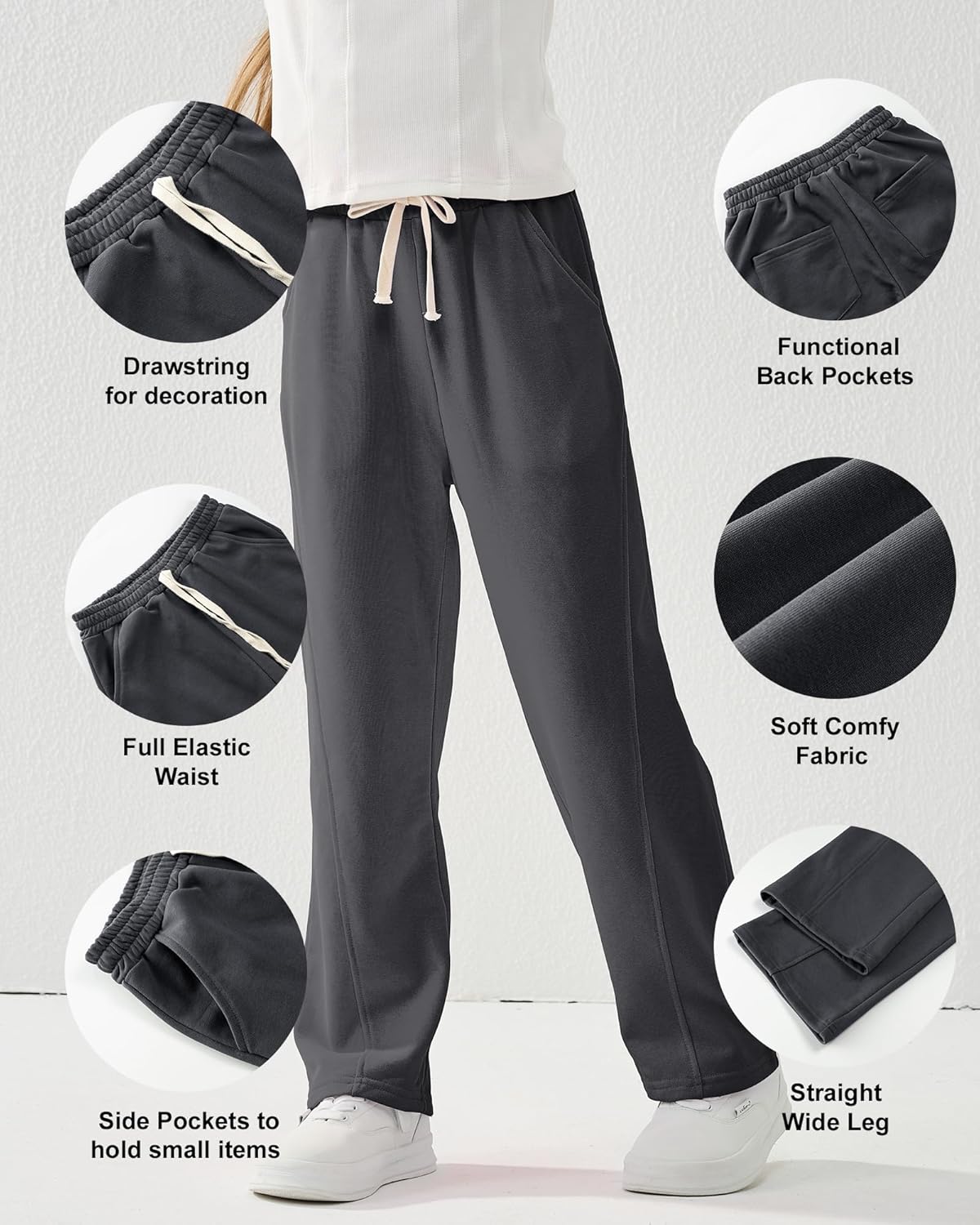Rolanko Wide Leg Comfort Pants