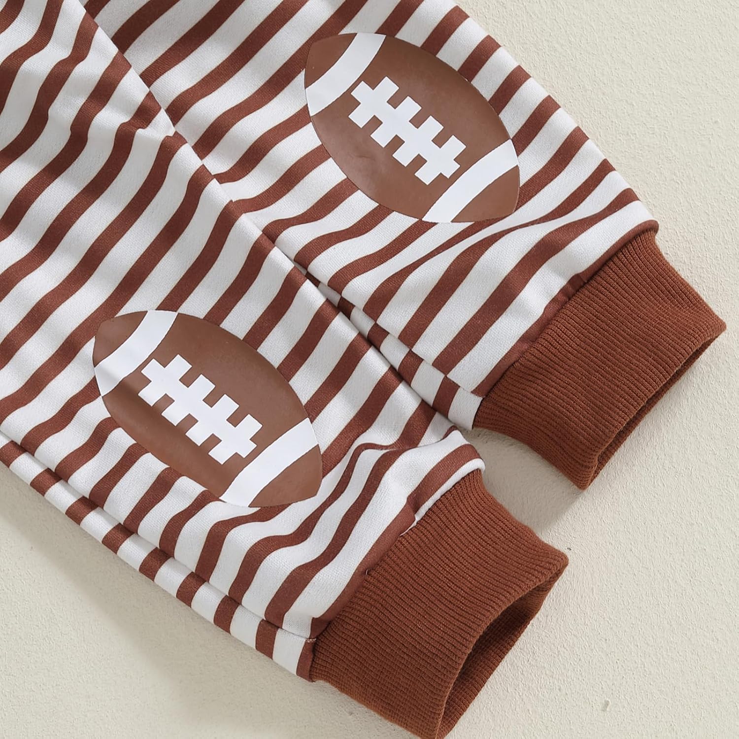 Football Outfit for Baby Boy - Soft Sweatshirt and Pants Set