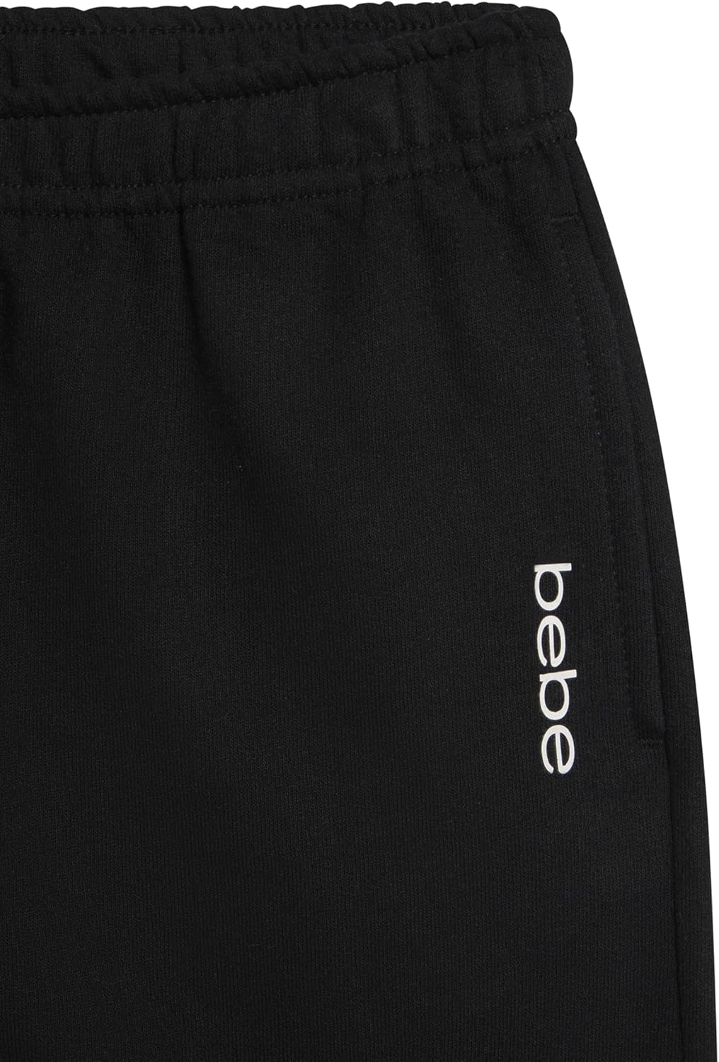 bebe Girls Wide Leg Sweatpants with Pockets