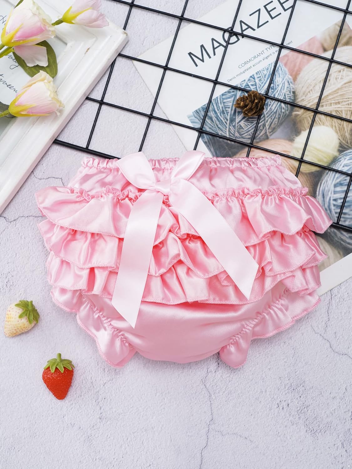 Adorable Ruffle Bowknot Bloomers for Baby Girls