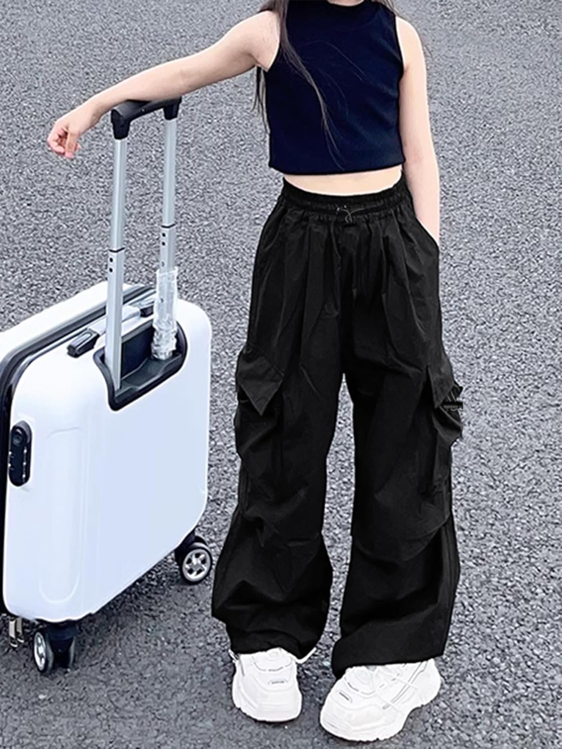 Girls Cargo Jogger Pants for Adventure