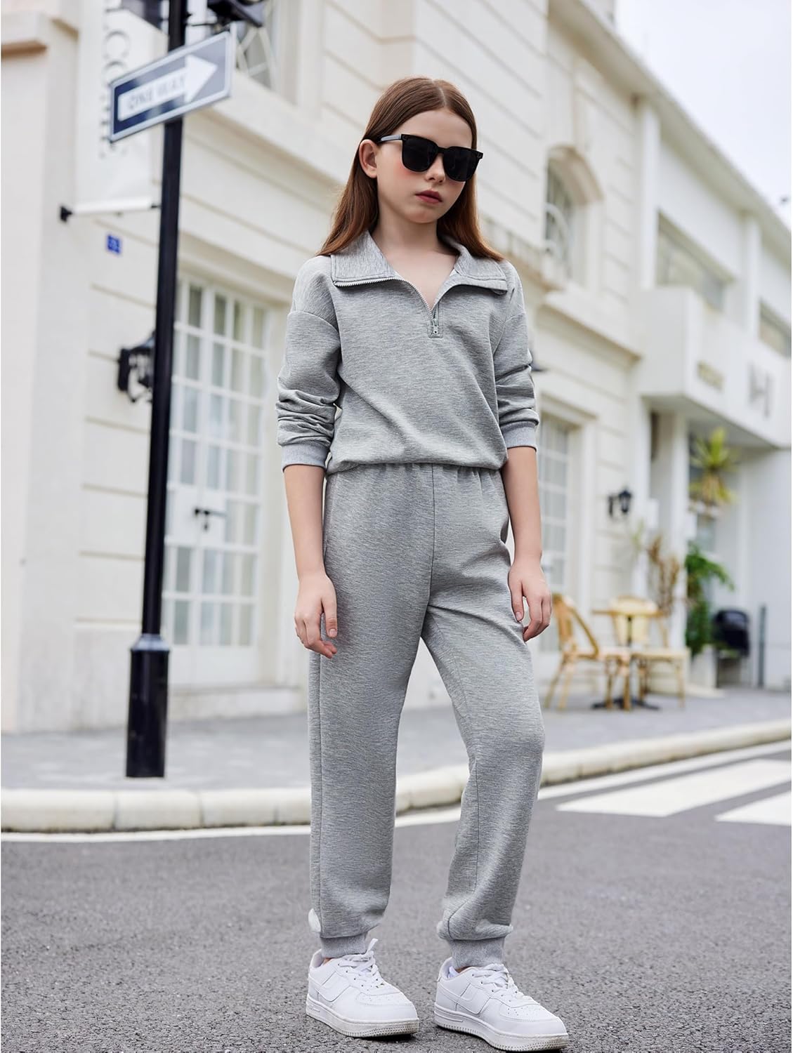 Arshiner Girls 2-Piece Tracksuit Set - Premium