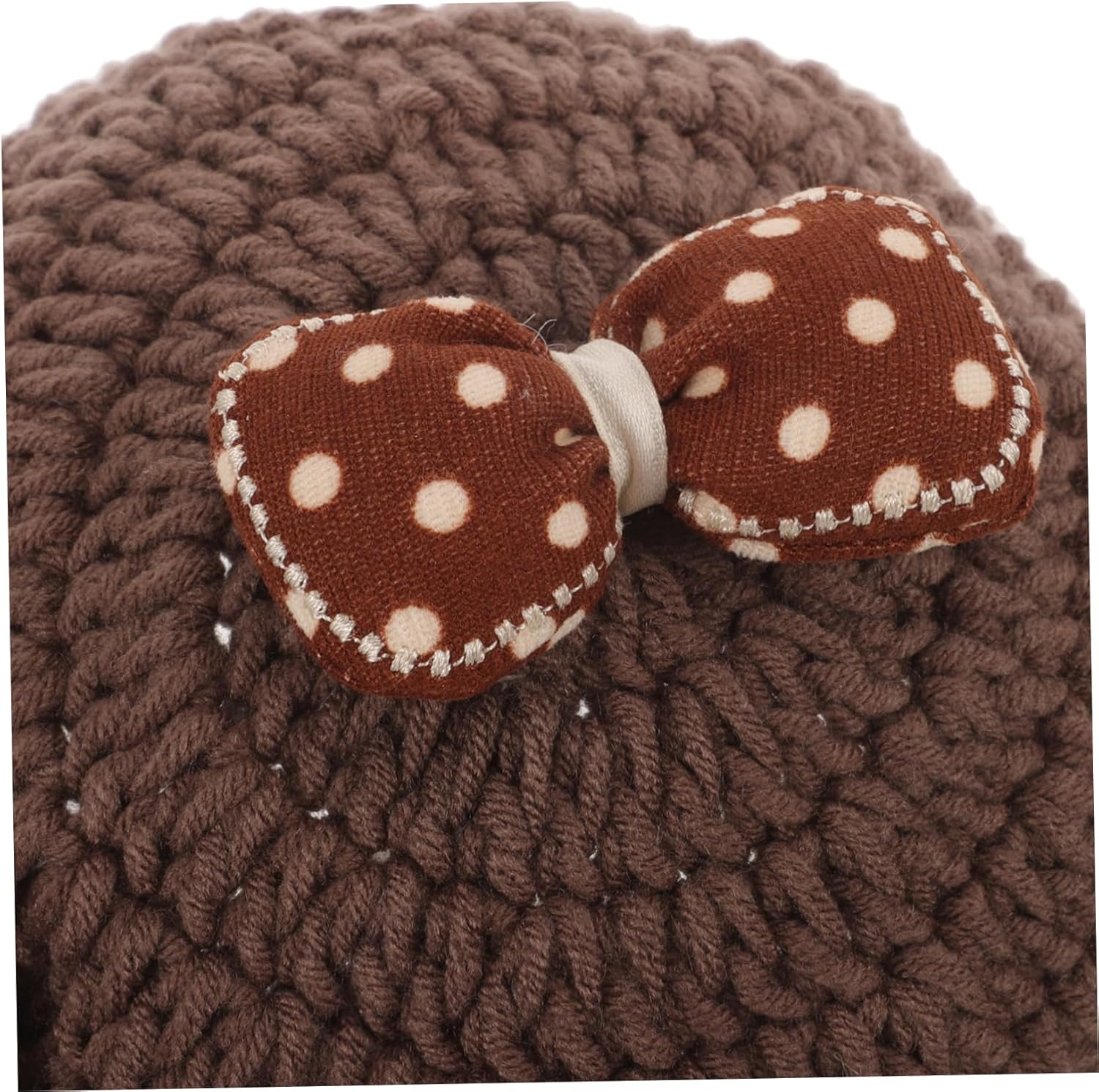 Veemoon Handmade Baby Knitted Winter Warm Braided Hat for Girls