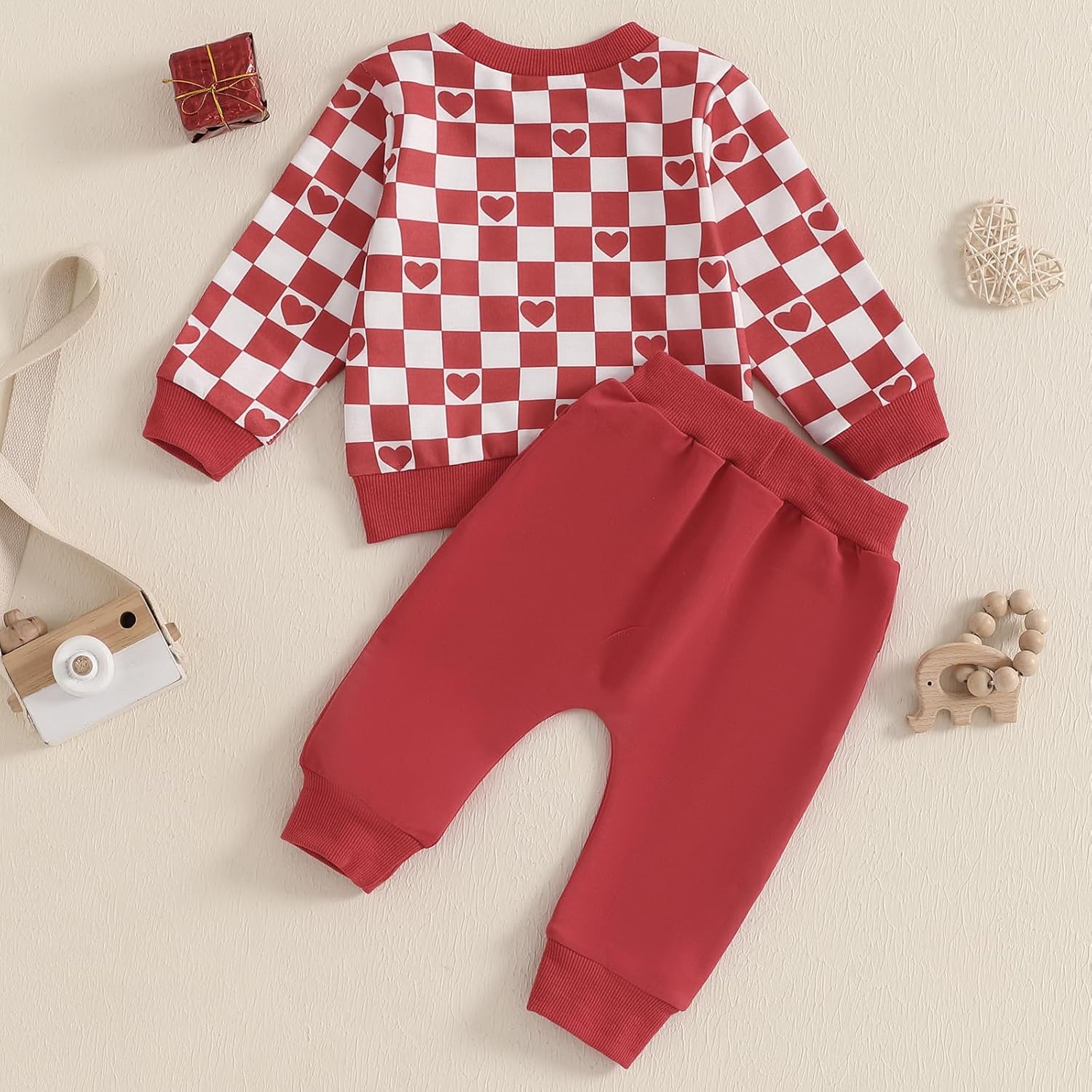 Valentines Heart Baby Boy Outfit