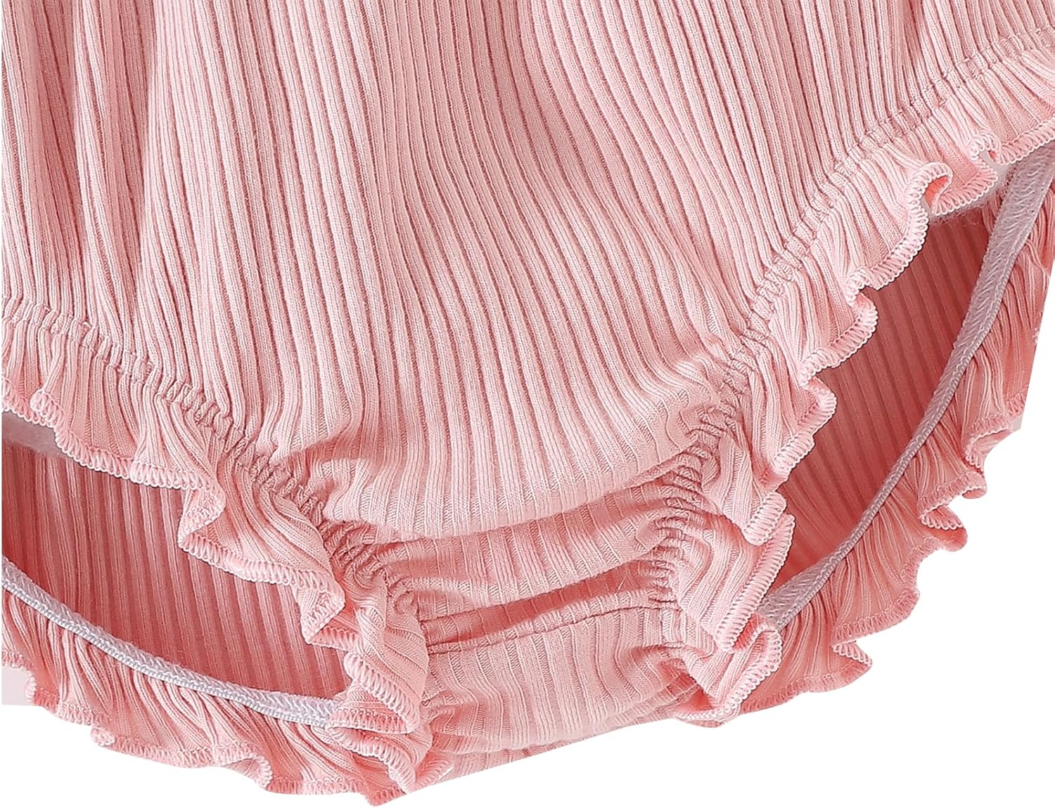 SOBOWO 3-Pack Baby Girl Bloomers with Ruffles