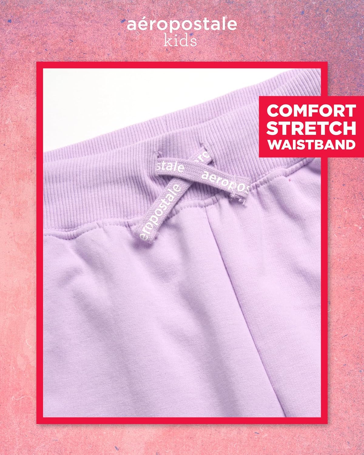 AEROPOSTALE Girls Fleece Wide-Leg Jogger Pants for Performance
