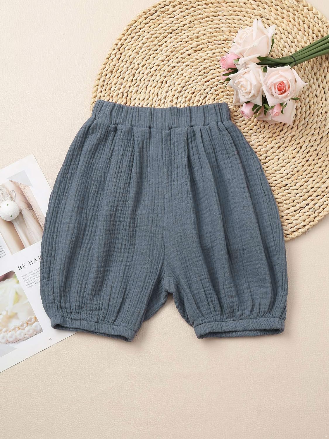 Yonghs Soft Cotton Diaper Cover Shorts for Babies
