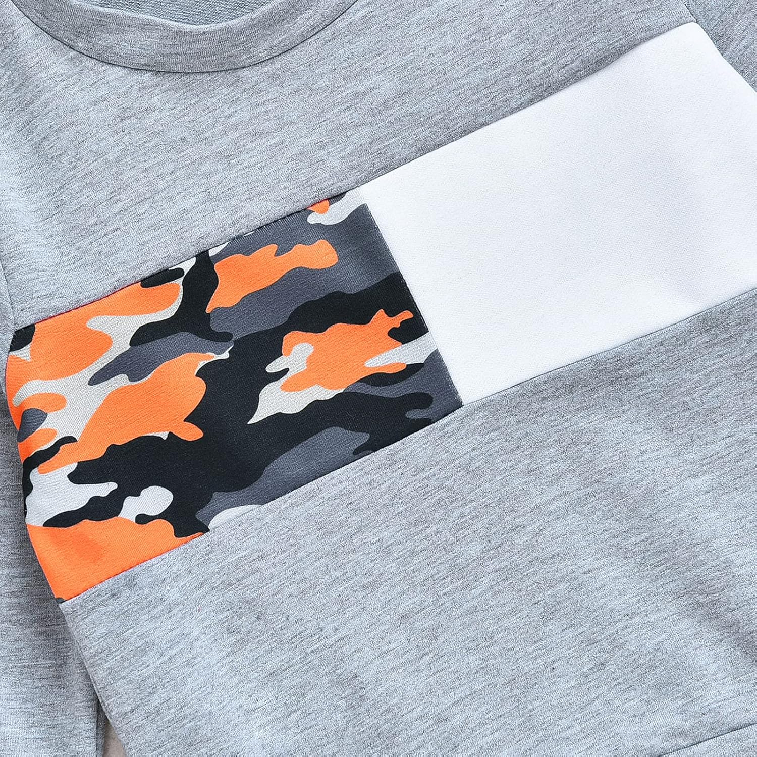 Stylish Toddler Camouflage Sweatsuit Set