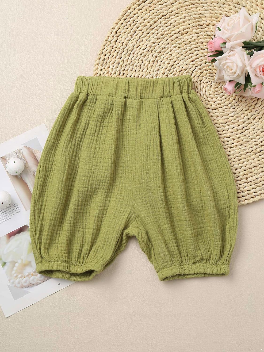 Yartina Soft Cotton Summer Shorts