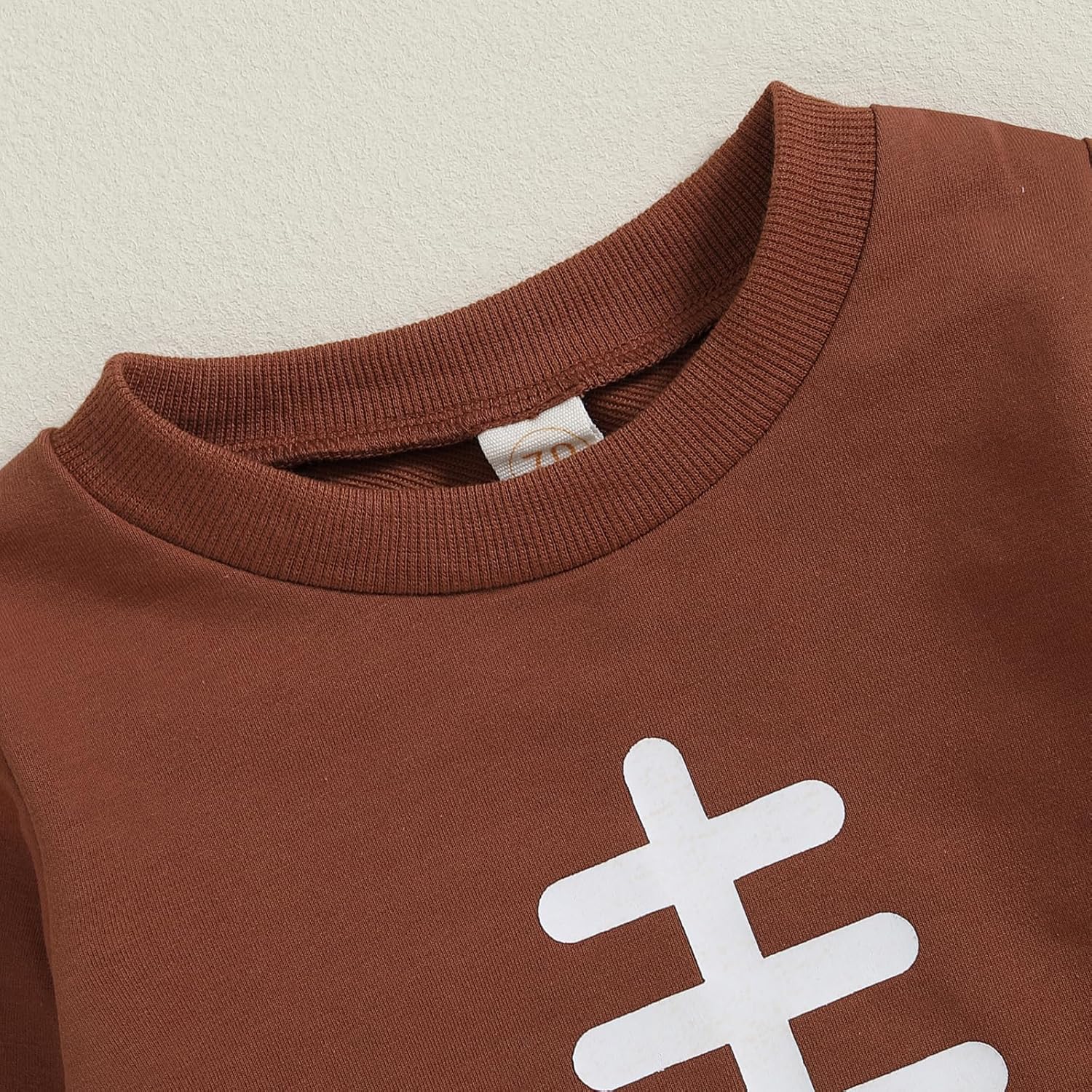 Football Outfit for Baby Boy - Soft Sweatshirt and Pants Set