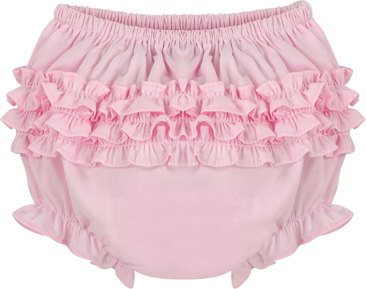 Baby Ruffle Diaper Covers WhitePink