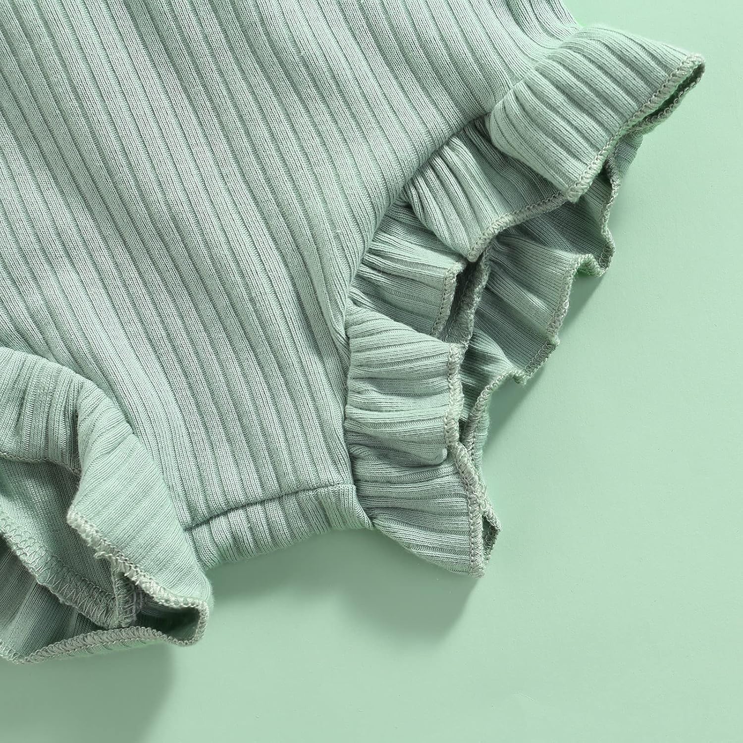 Uobettsly Newborn Boy Girl Ruffle Bloomers Set